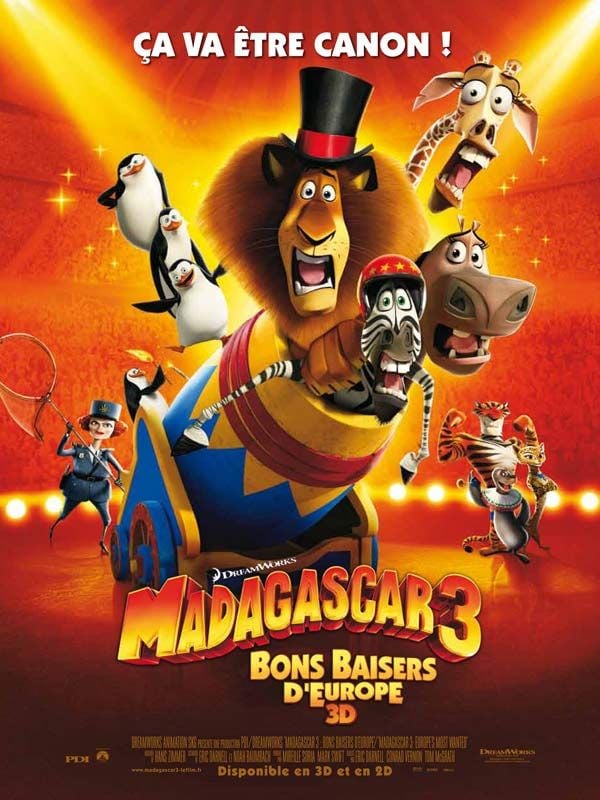 Madagascar 3, Bons Baisers D’Europe streaming gratuit