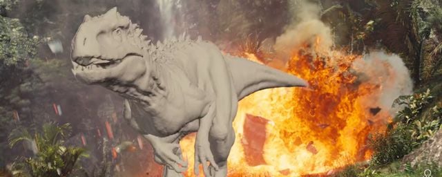 Jurassic World Le Monde D'après Post Générique Jurassic World avec et sans trucage : la vidéo dans les coulisses des
