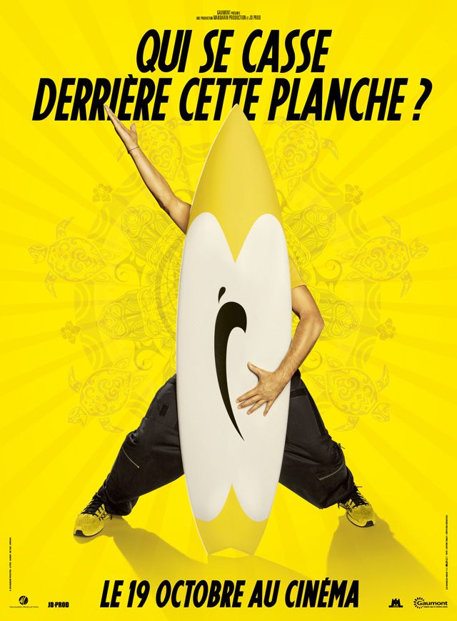 Affiche teaser Brice 3 Jean Dujardin se « casse