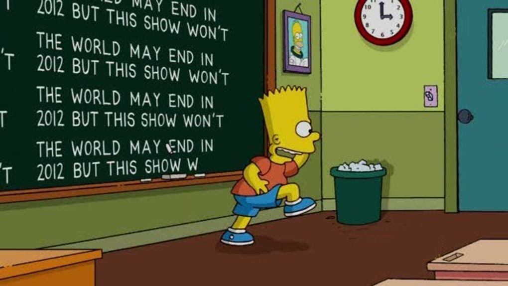 Les Simpson : Les Meilleures Phrases De Bart Au Tableau - AlloCiné