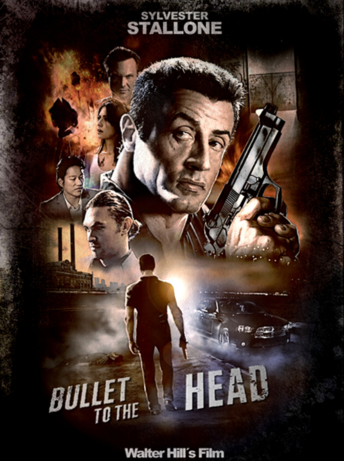 Неудержимый книга i. Неудержимый Bullet to the head 2013. Неудержимый (2012) Постер.