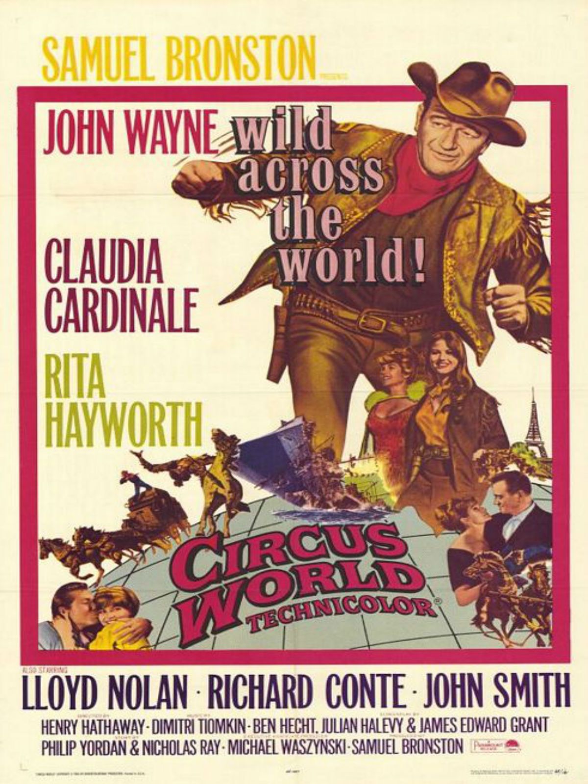 John Wayne Le Plus Grand Cirque Du Monde Affiche du film Le Plus Grand Cirque du monde - Photo 6 sur 8 - AlloCiné