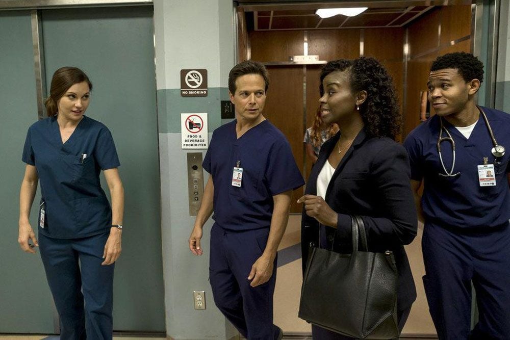 Plus Belle La Vie Saison 17 épisode 227 Night Shift : Photo Erica Tazel, Jill Flint, Robert Bailey Jr., Scott