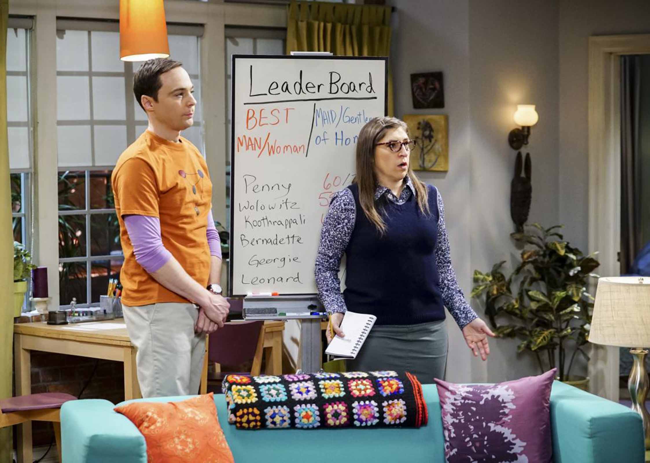 Photo de Mayim Bialik - The Big Bang Theory : Affiche Mayim Bialik, Jim  Parsons - Photo 44 sur 352 - AlloCiné