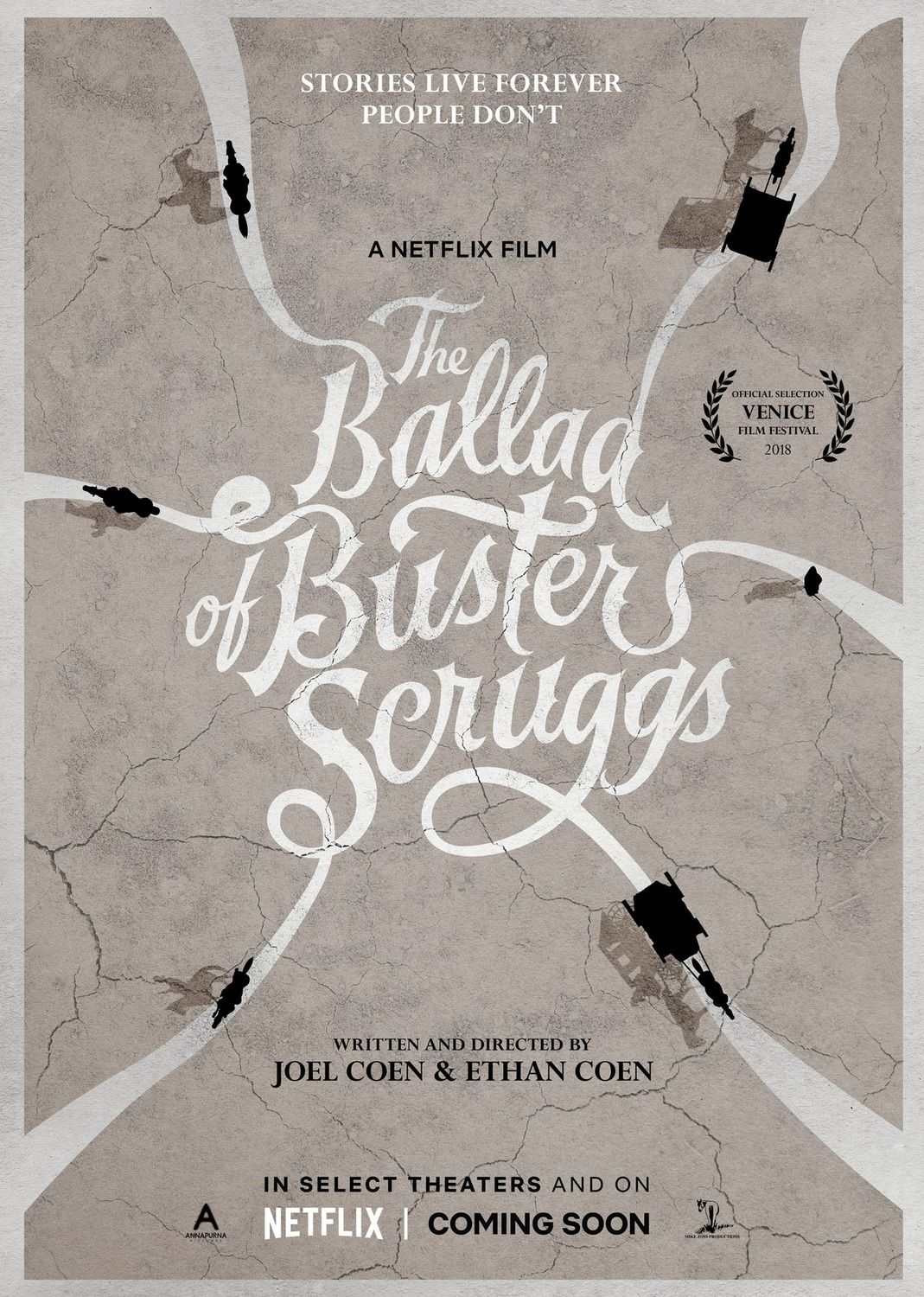Affiche du film La Ballade de Buster Scruggs Photo 9 sur 11 AlloCiné