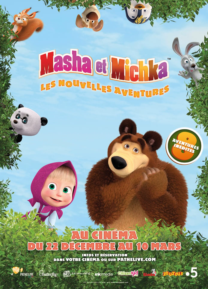 Masha et Michka - Ma Première Bibliothèque (Grand format
