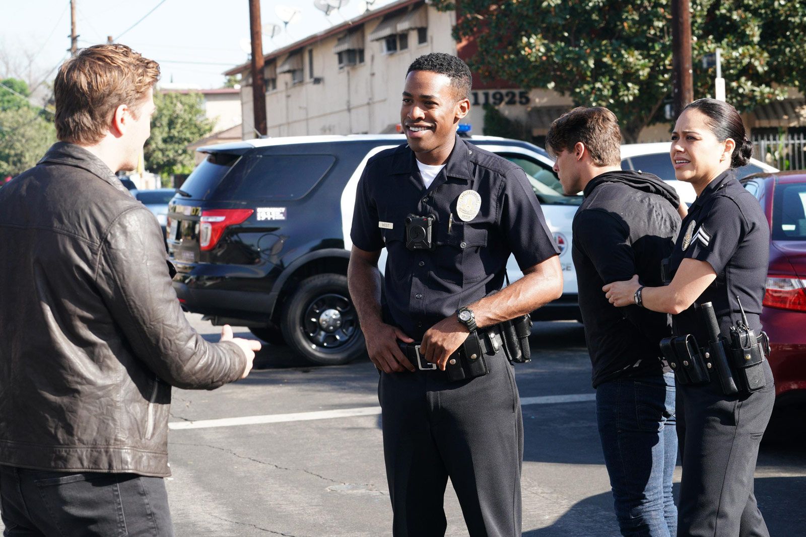 The Rookie : Le Flic De Los Angeles Saison 5 The Rookie : le flic de Los Angeles : Photo Alyssa Diaz, Titus Makin Jr