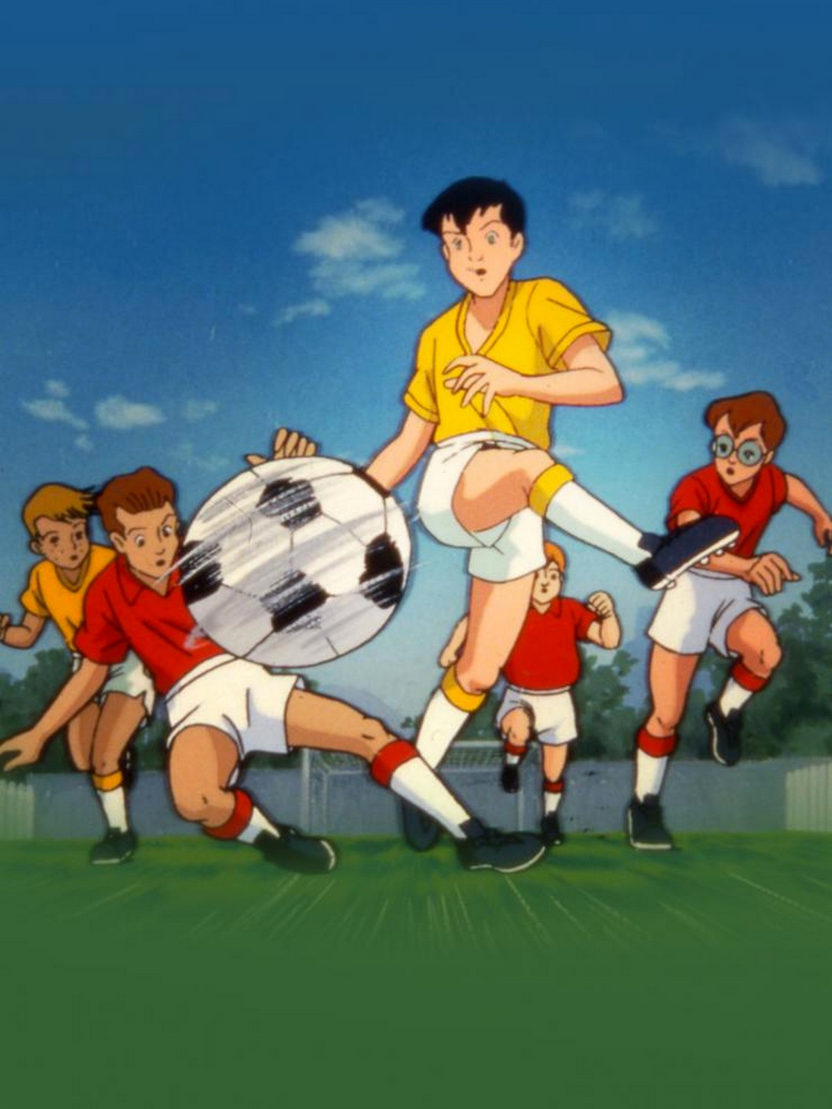 Старое аниме про футбол