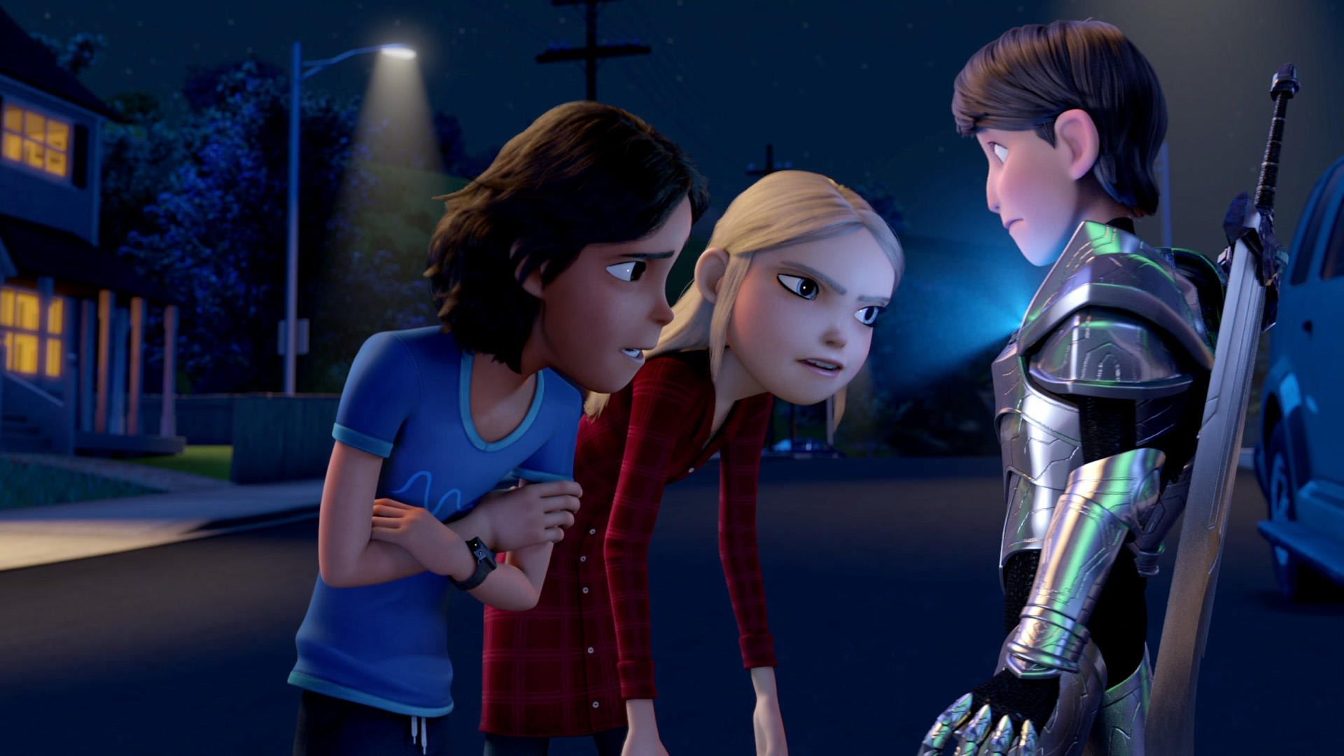 Poster Le trio venu d'ailleurs : les contes d'Arcadia saison 1