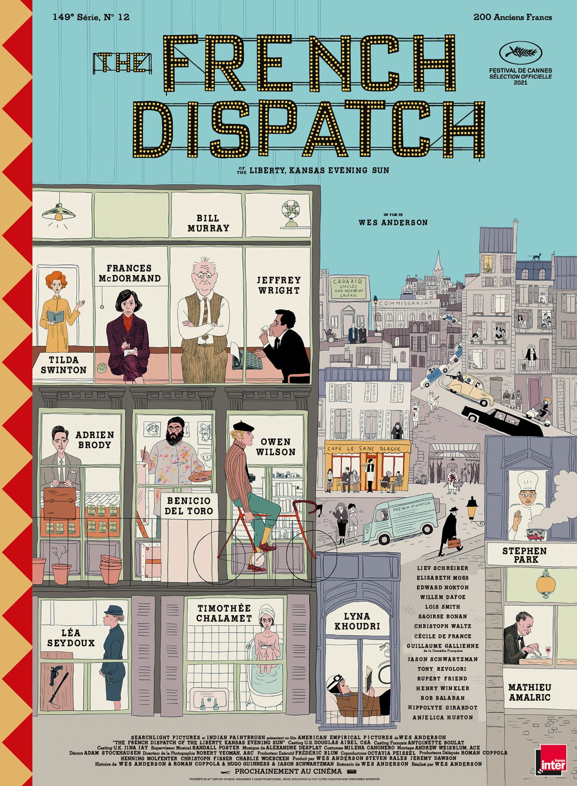 The French Dispatch - film 2021 - affiche
