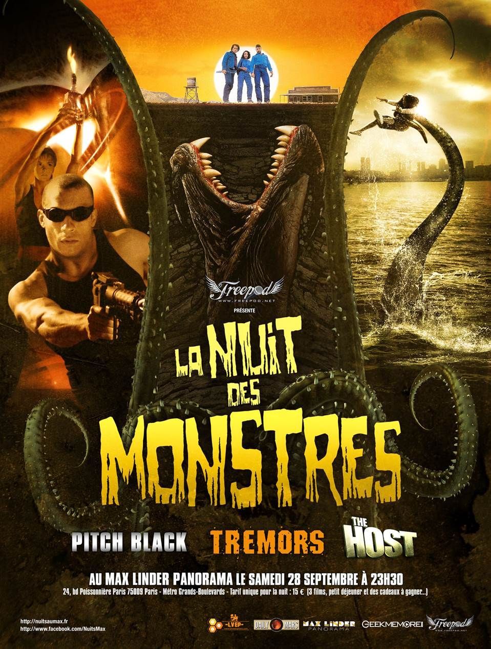 LA NUIT DES MONSTRES streaming gratuit