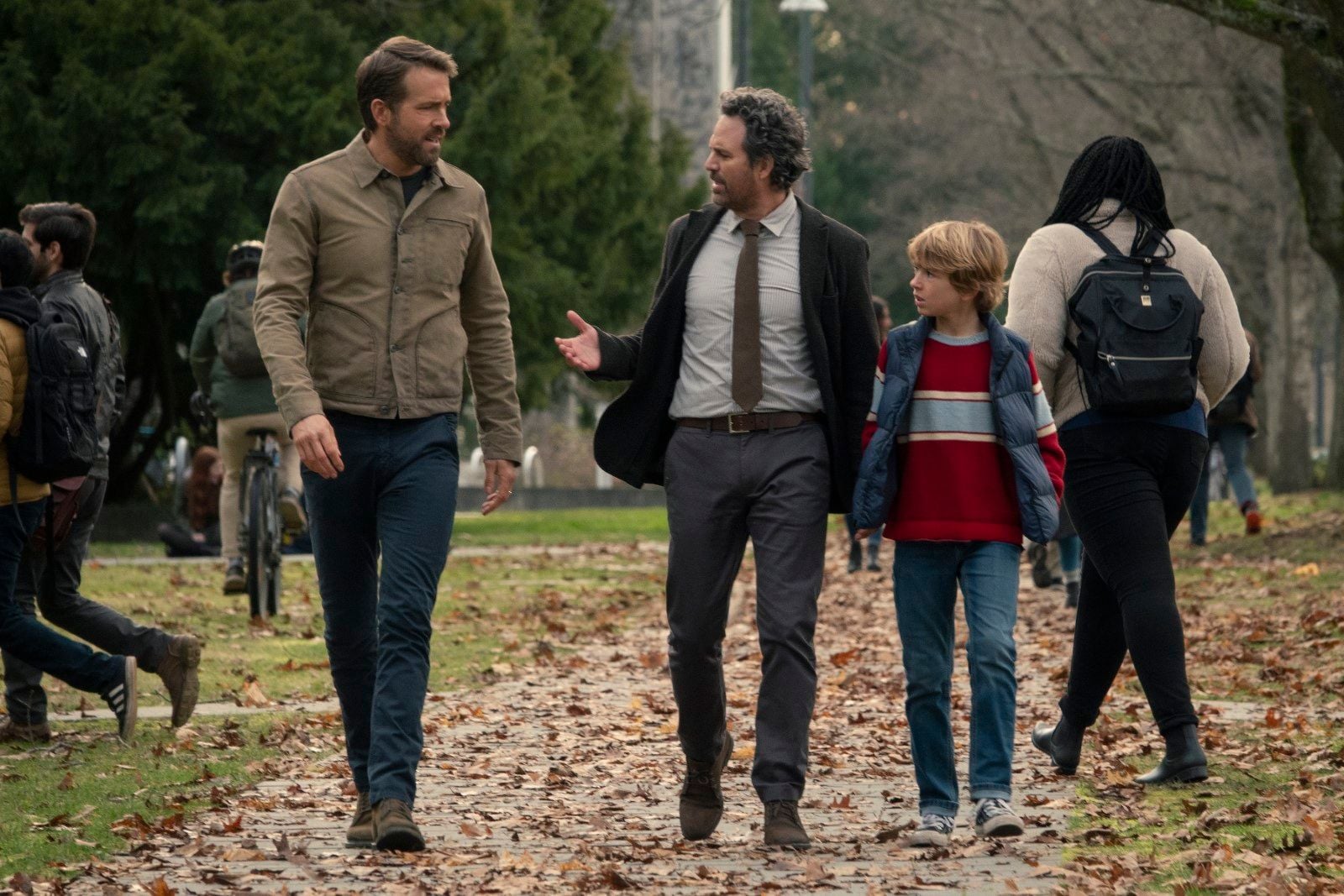 Photo de Walker Scobell - Adam à travers le temps : Photo Mark Ruffalo