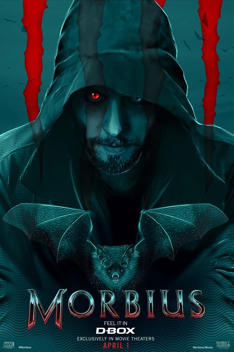 Les affiches du film Marvel Morbius