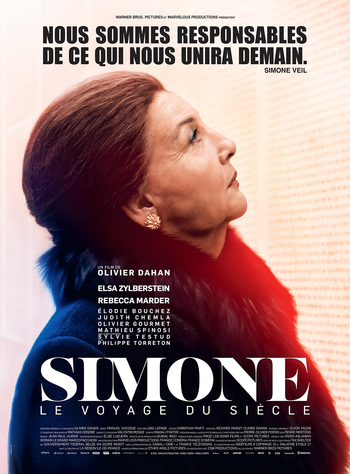 Affiche film SIMONE LE VOYAGE DU SIECLE