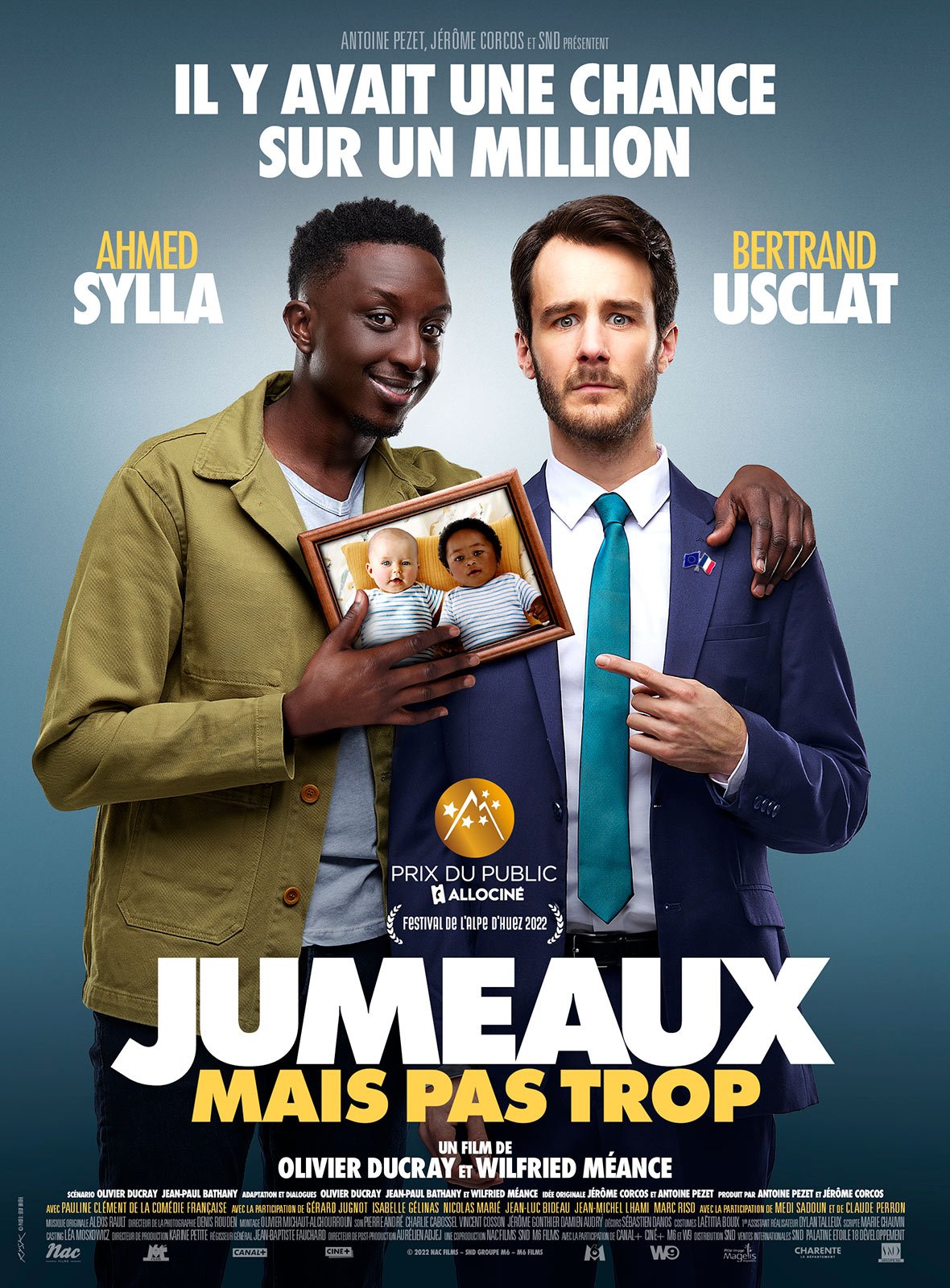 Affiche film JUMEAUX MAIS PAS TROP