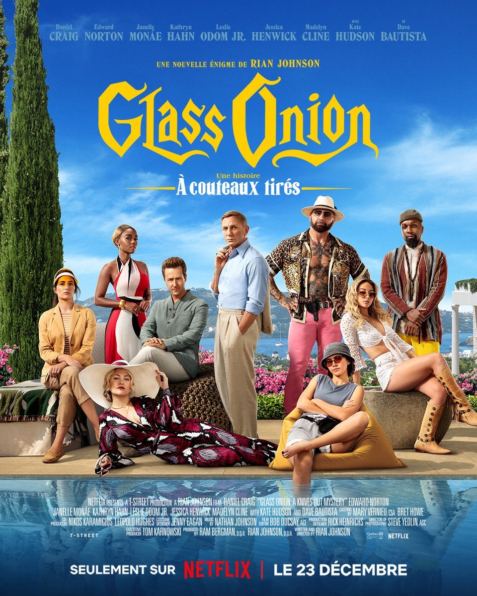 Glass Onion : une histoire à couteaux tirés - film 2022 - AlloCiné
