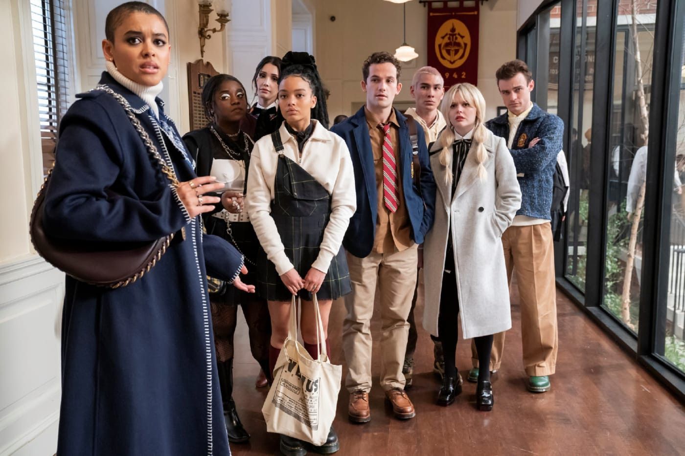 Gossip Girl, nouvelle génération Photo Emily Alyn Lind, Jordan Alexander, Thomas Doherty, Eli