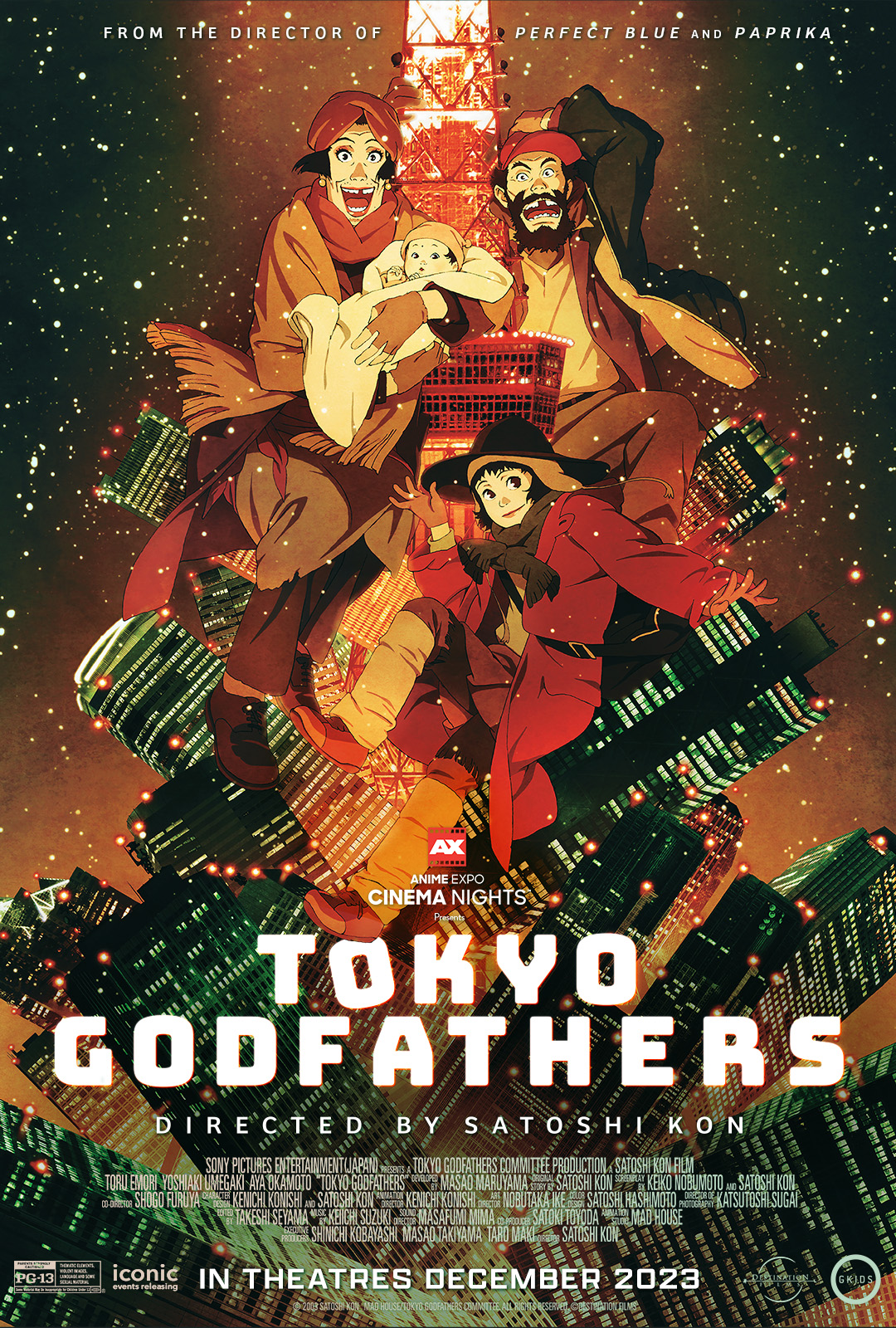AXCN: Tokyo Godfathers 20th Anniversary – Satoshi Kon Fest