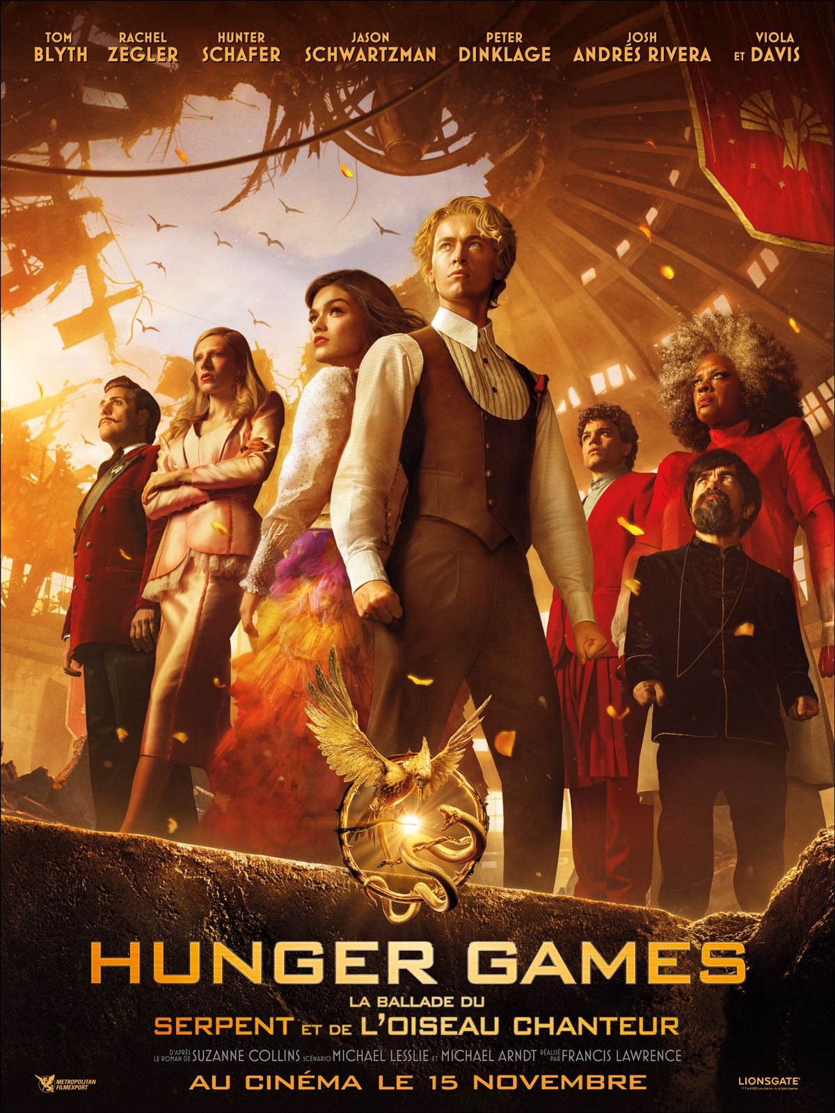 Infos & horaires pour Hunger Games: la Ballade du serpent et de l'oiseau  chanteur - Le Sélect - Antony