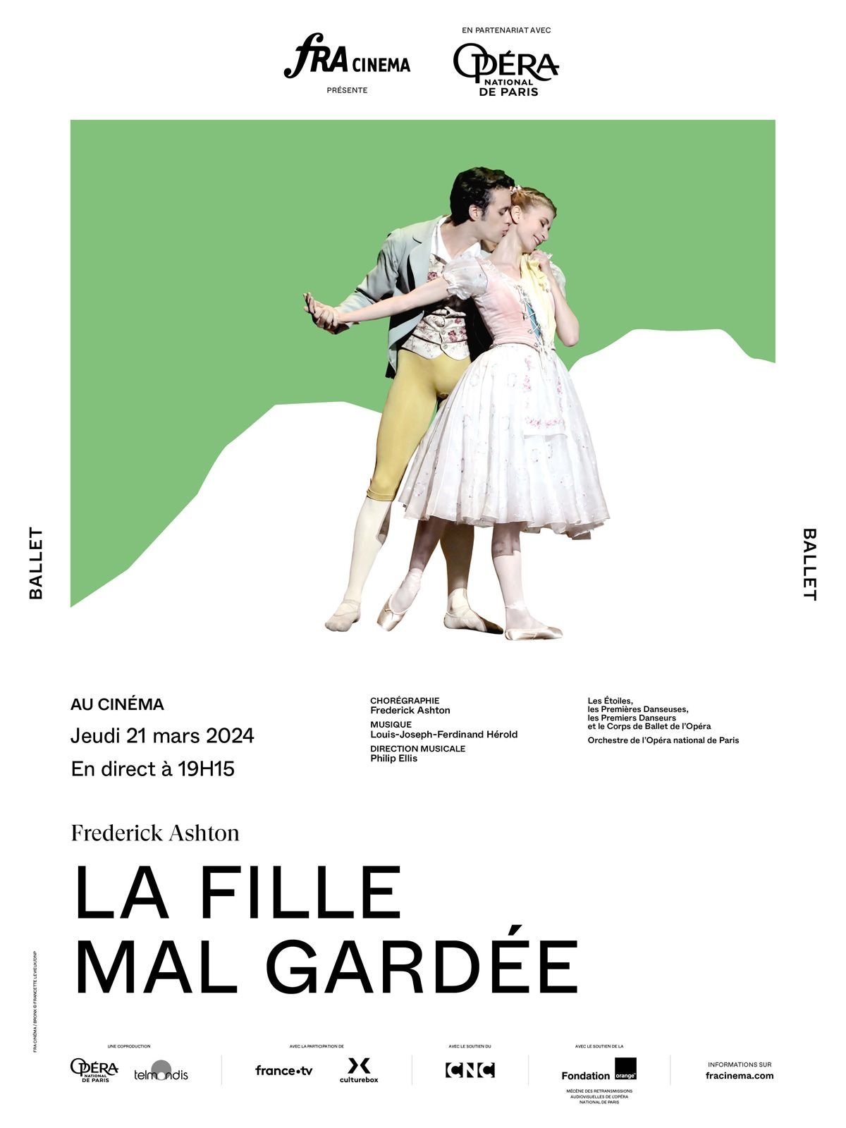 Cinémas et séances : La fille mal gardée (Opéra de Paris) - Oyonnax ...