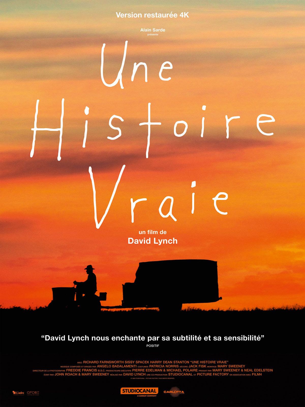 Une histoire vraie streaming gratuit