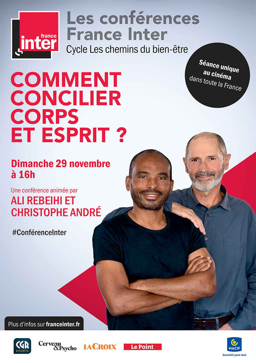 France Inter Le Grand Face à Face Comment concilier corps et esprit ? - Conférence France Inter au Cinéma