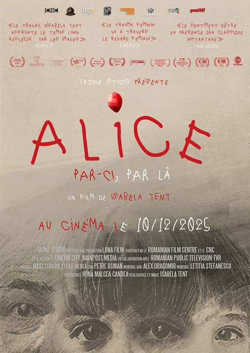 Alice par ci par là : Affiche