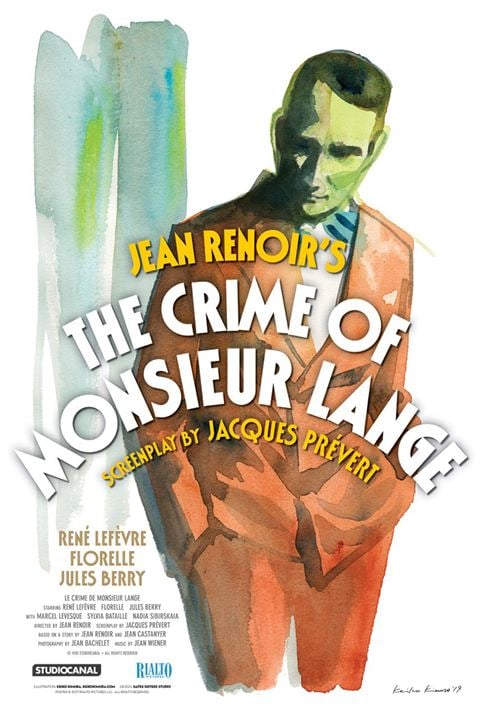 Le Crime De Monsieur Lange : Affiche