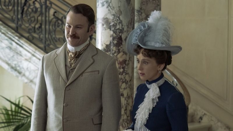 The Gilded Age : Photo Taissa Farmiga, Ben Ahlers