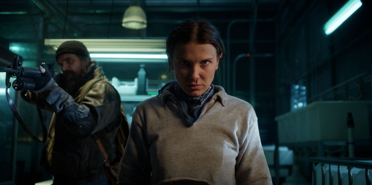 Photo Millie Bobby Brown, David Harbour