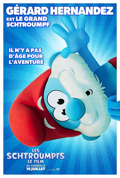 Les Schtroumpfs - Le film : Affiche