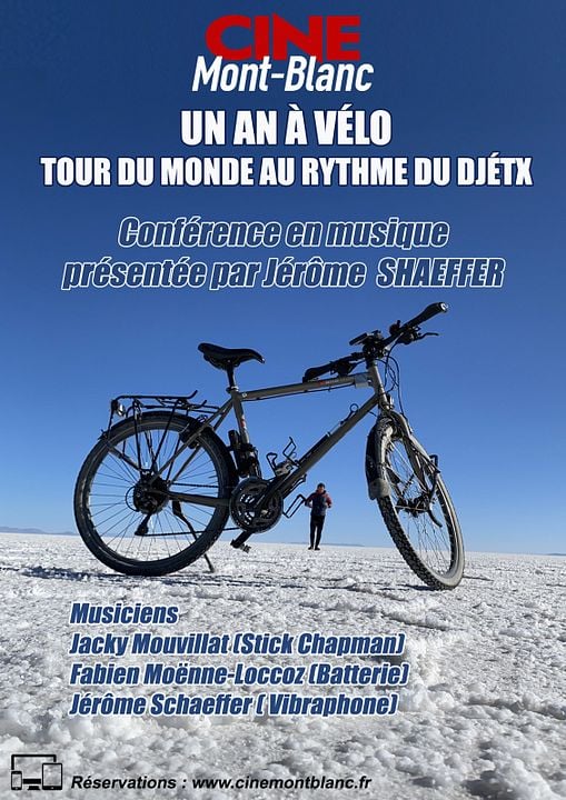 Un an à vélo - Tour du monde au rythme du Djétx : Affiche