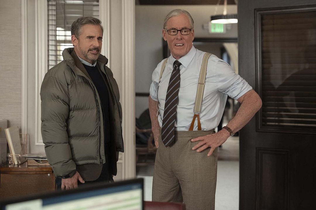 Photo John C. McGinley, Steve Carell