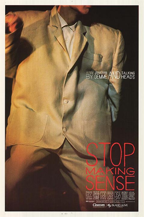 Stop Making Sense : Affiche