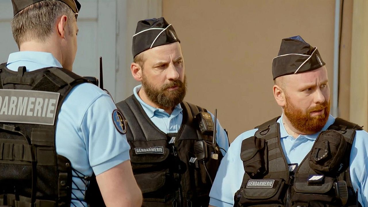 Les Gendarmes : Photo Arnaud Ducret, Fred Testot, Marc Riso