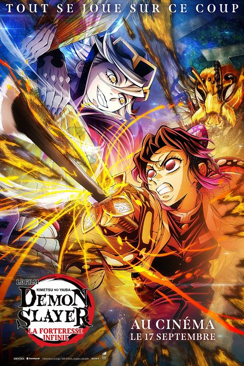 Demon Slayer: Kimetsu no Yaiba La Forteresse Infinie Film 1 : Affiche