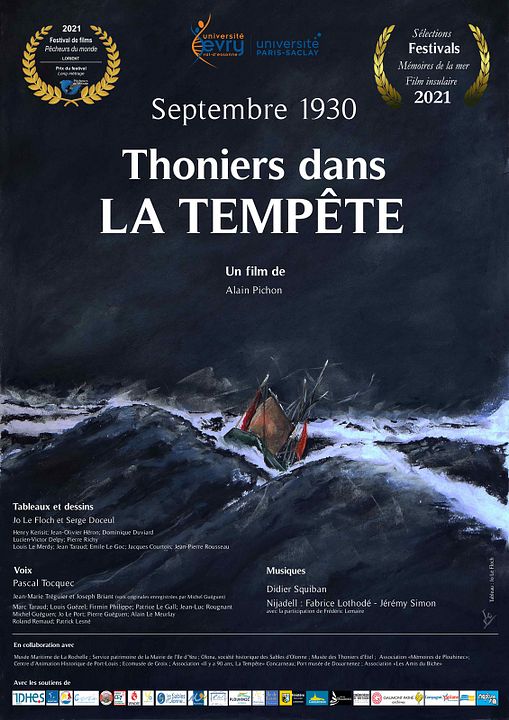 Septembre 1930 – Thoniers dans la tempête : Affiche
