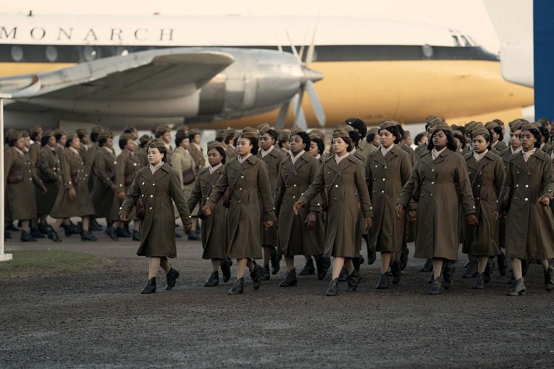 Messagères de guerre : Photo Sarah Jeffery, Shanice Shantay, Kerry Washington, Moriah Brown, Pepi Sonuga, Ebony Obsidian