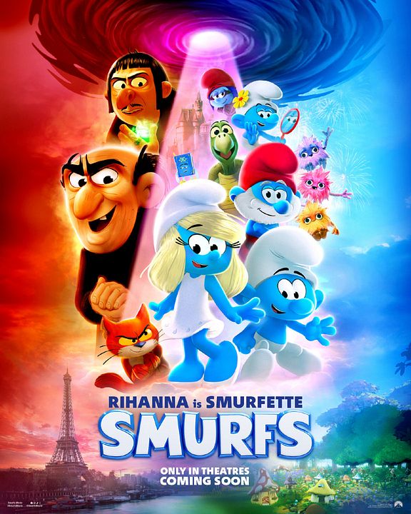 Les Schtroumpfs - Le film : Affiche
