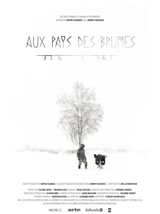 Aux pays des Brumes, un hiver balte : Affiche