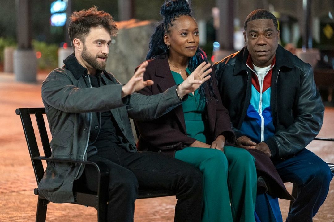 Photo Daniel Radcliffe, Erika Alexander, Tracy Morgan
