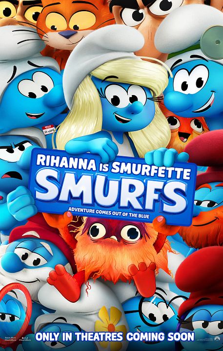 Les Schtroumpfs - Le film : Affiche