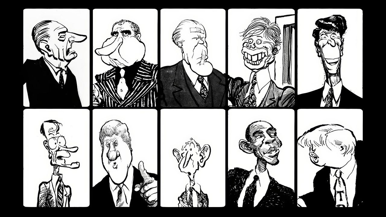 A Savage Art: The Life & Cartoons of Pat Oliphant : Photo