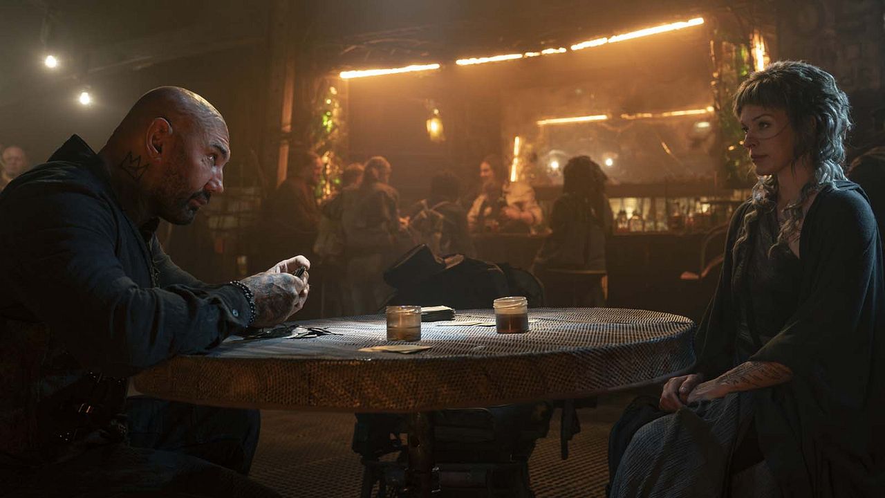 In The Lost Lands : Photo Dave Bautista, Milla Jovovich