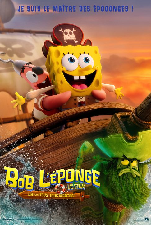 Bob l'éponge - Le film : un pour tous, tous pirates ! : Affiche