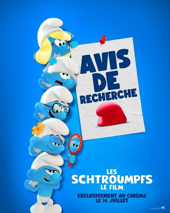 Les Schtroumpfs - Le film : Affiche