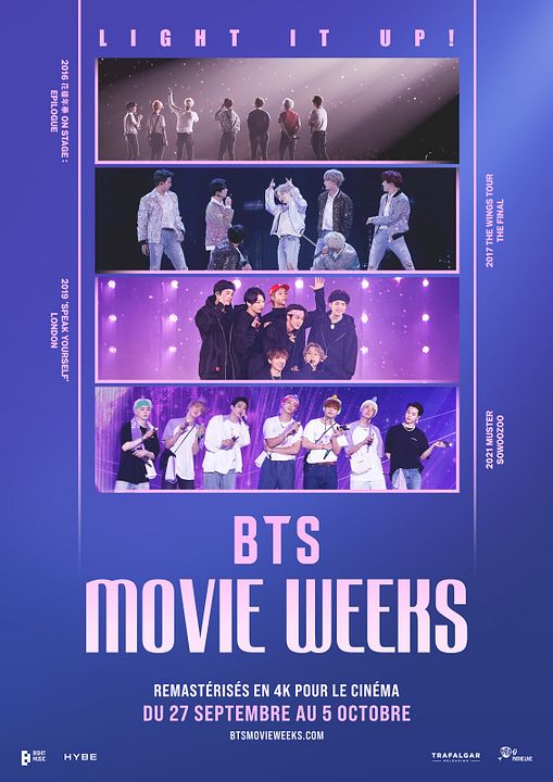 BTS 2019 World tour ‘Love Yourself : Speak Yourself’ London remastered : Affiche