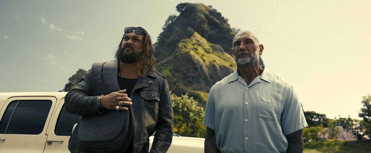 Photo Dave Bautista, Jason Momoa