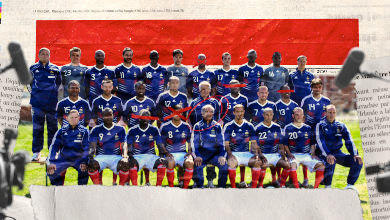 Le Bus: les Bleus en grève : Photo