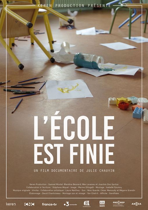 L’école est finie : Affiche